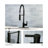 Kingston Brass Continental Single-Handle 1-Hole Deck Mount Pre-Rinse Kitchen Faucet-126557607