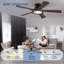 Ventilateur de plafond encastré 52 "avec lumière annulaire RVB-484085013