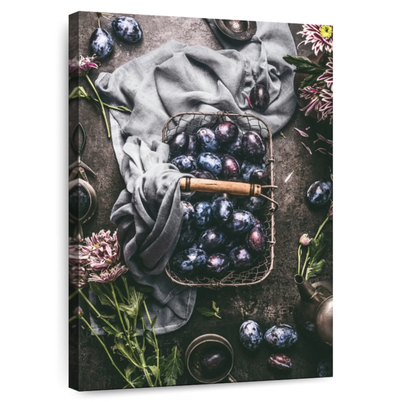 Panier de prunes Yarlin, H 30 po x l 20 po