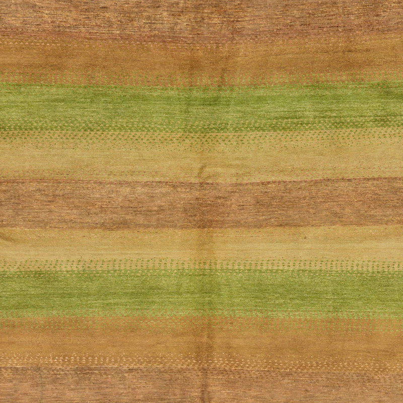 Tapis décoratif multicolore à motif abstrait, Carré 5 pi