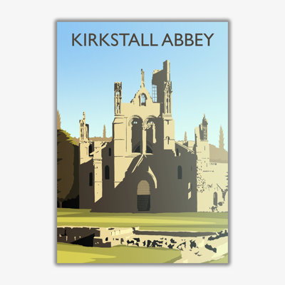 Kirkstall Abbey Portrait - Print