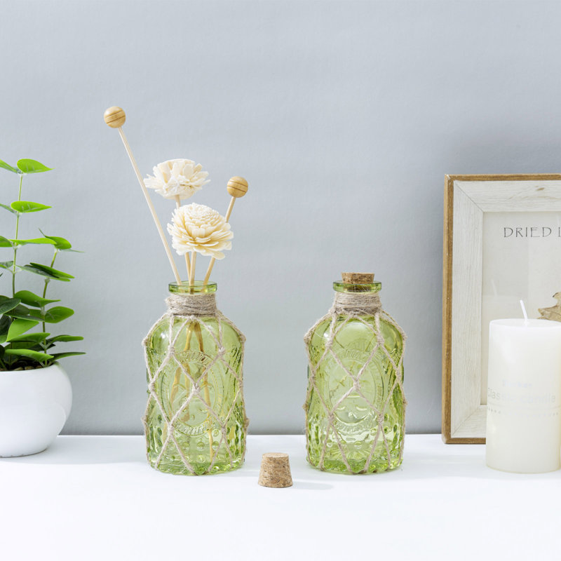 Vase de table en verre