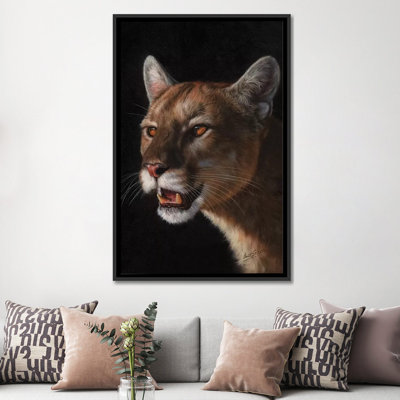« cougar », impression sur toile