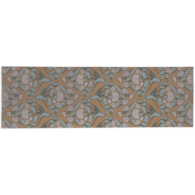 Piper Soft Step Outdoor Area Rug, Runner 8' x 2'6", Brown