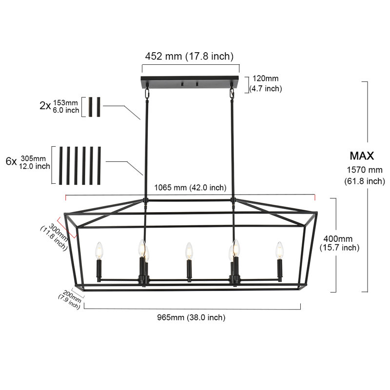 7 - Light Kitchen Island Pendant