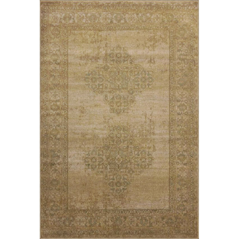 Tapis traditionnel lavable Starry, Sous-tapis rectangulaire de 3 pi 3 po x 4 pi 11 po