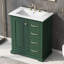 Meuble-lavabo avec lavabo et trois tiroirs-108295399