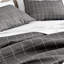 Ensemble de housse de couette moderne et contemporaine en microfibre 3 pièces Grid-71790741-71790750