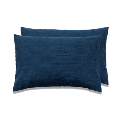 SEATTLE SOLID Cotton Blend Lumbar Rectangular Pillow Cover & Insert