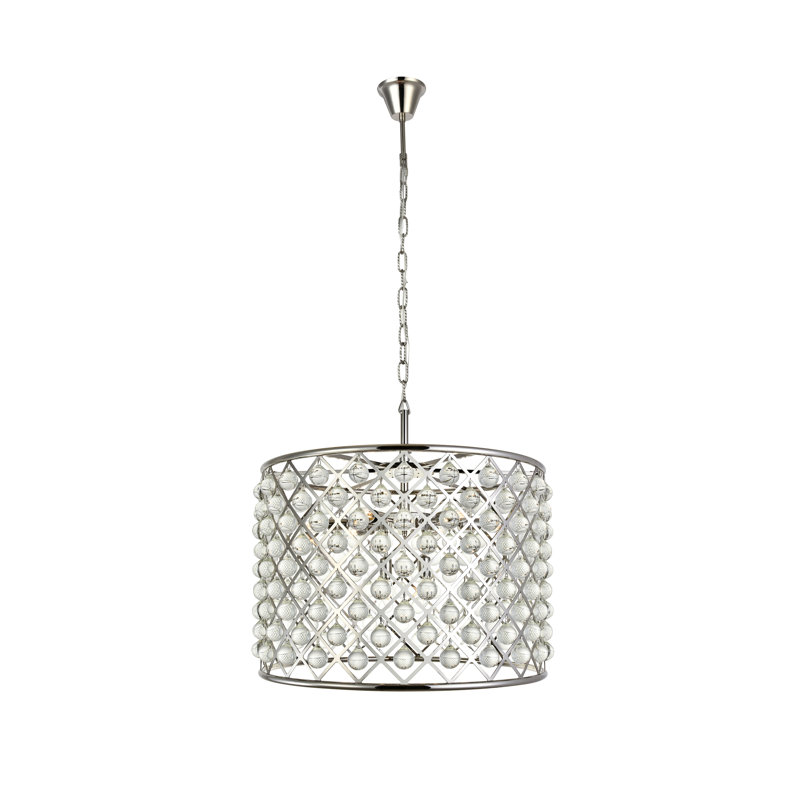 Swinney 8 - Light Unique/Statement Pendant, Polished Nickel
