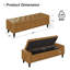 Banc avec repose-pieds 60 po-384051980