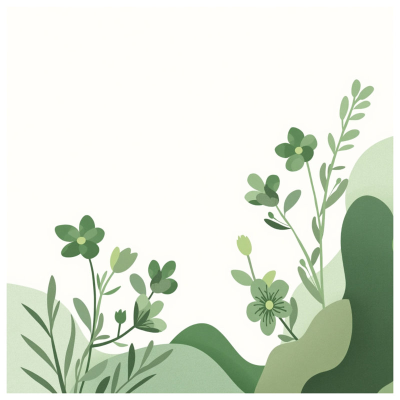 Tapis de bain vert à motif floral, L 34 po x L 21 po