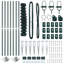 Vidaxl Chain Link Fence With Posts Steel-116797829-116797830
