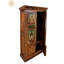Armoire de rangement 76 po en bois peinte à la main avec œuvre d'art de la divinité de style rétro 76 po