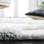 Tapis géométrique en laine / coton touffeté à la main Donnach-176216127