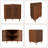 Retro Corner Cabinet With 2 Hollow Carved Doors And 2-Tier Shelves-515299502