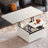Modern Lift Top Coffee Table with 4 Stools,Extendable Center Table for Living Room,Dining Room,Office