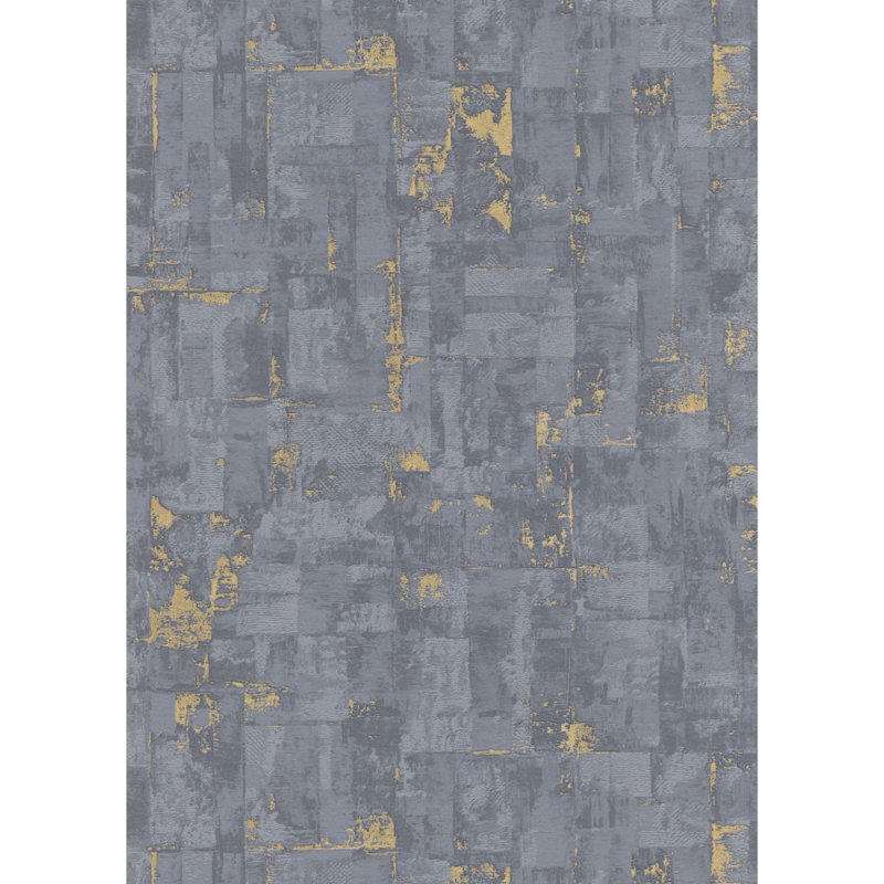 Rouleau de papier peint, Gris / or