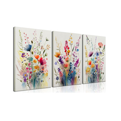 3 Piece Wrapped Canvas Set
