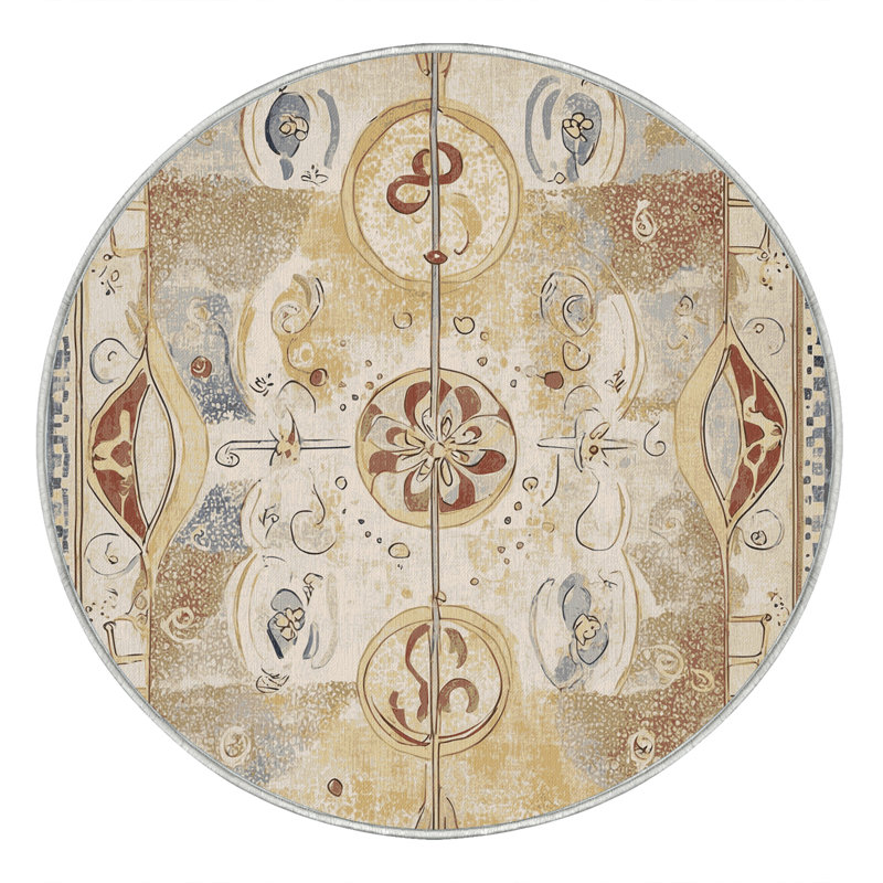 Bouncy Charm Rug, Round 8'