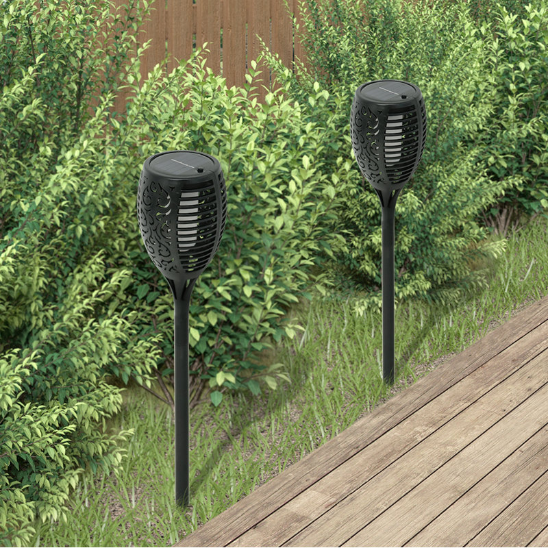 31'' Battery Powered Integrated LED Outdoor Floor Lamp