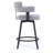 Full Back Upholstered Metal Stool-238596641-238596643