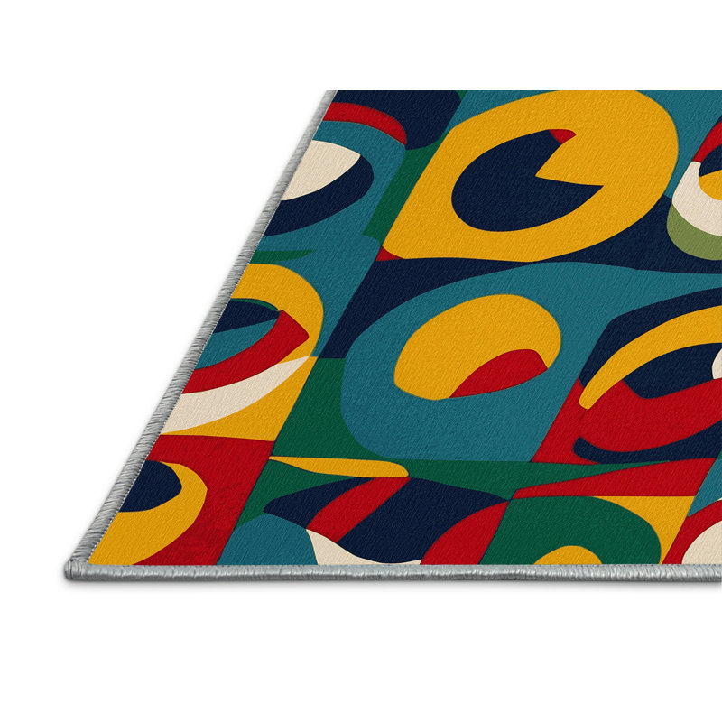 Bouncy Dash Rug, Rectangle 6' x 9'