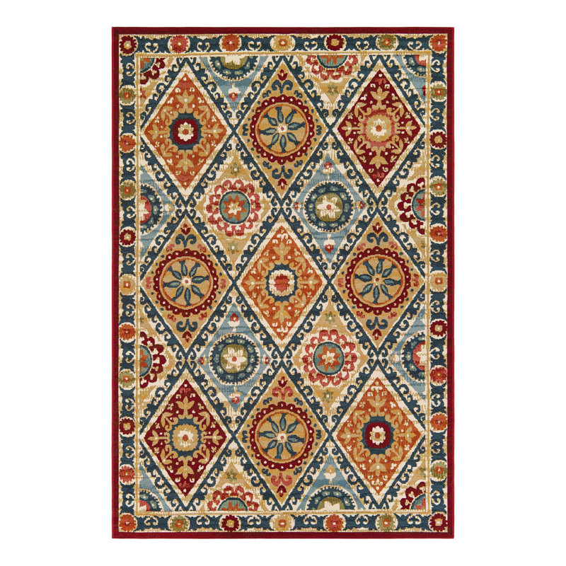 Aura Hower Indoor/Outdoor Area Rug, Rectangle 5'3" x 8'