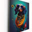 Horloge murale moderne Snoop Dachsund-99639420