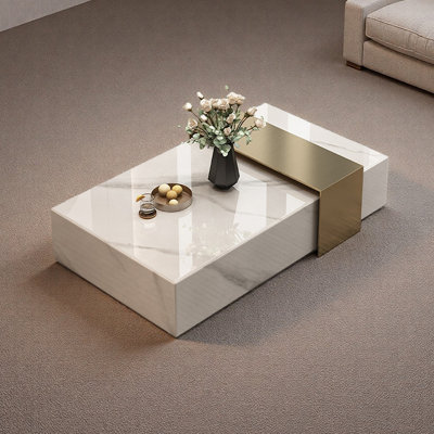 Elegance Home Living Room Slate Coffee Table