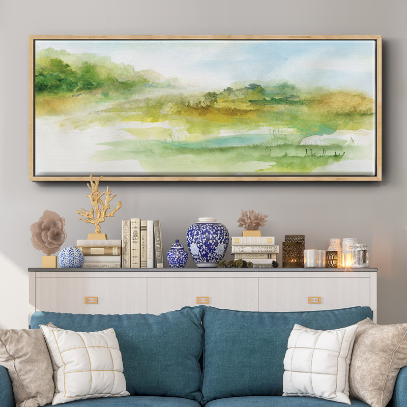 Dreamy Highland - toile encadrée, H 20 po x l 50 po