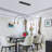 Modern 6 - Light Dimmable Kitchen Island Linear LED Pendant