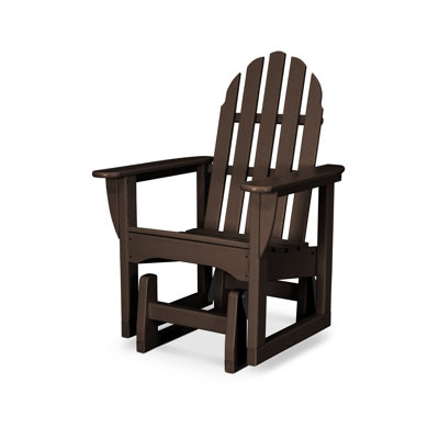 POLYWOOD Plastic/Resin Adirondack Chair and Ottoman