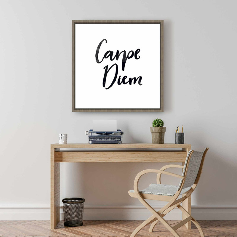 Toile encadrée Carpe Diem Minimalist