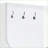 Coat Rack, Contemporary White High Gloss Hall Tree with 3 Hooks, Padded Seat, Mirror &amp; Storage | White | Synthetic Wood,Upholstered