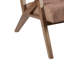 Chaise avec accoudoirs rembourrée et capitonnée Balom Retro-721311960