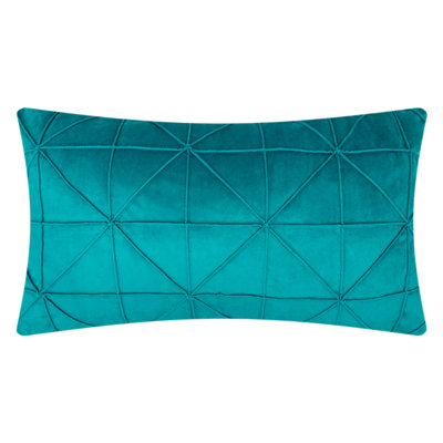 3D Flower Throw Pillow Handmade Velvet Throw Pillow Cover Decorative Geometric Accent Pillow Case Lumbar Cushion Cover