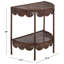 Table d'appoint festonnée Tinzo-1422724582