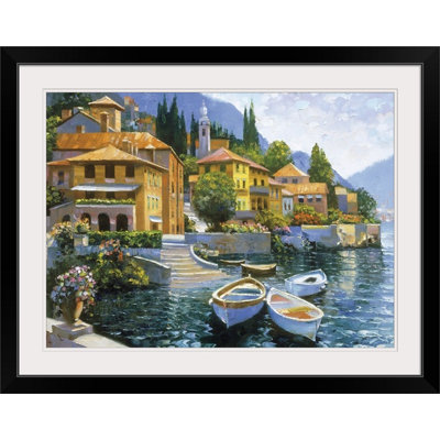 Howard Behrens " Lake Como Landing " by Howard Behrens