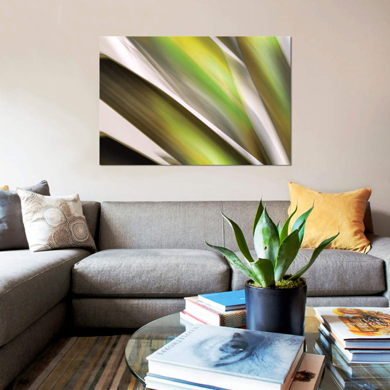 « organic vi », impression sur toile, H 12 po x l 18 po x p 1,5 po, Toile tendue, Pas de tapis