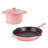Neo 3Pc Cast Iron Cookware Set: 3Qt Cov Dutch Oven & 10" Fry Pan-77299334
