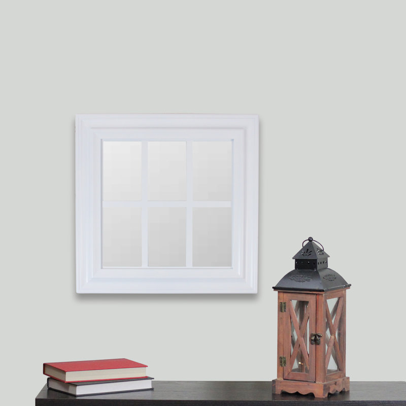 Miroir mural 17,5 po, blanc