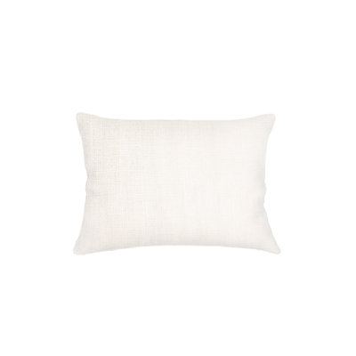 Oreiller en lin bleu océan 14 pi x 20 pi avec garniture en duvet synthétique Ocean