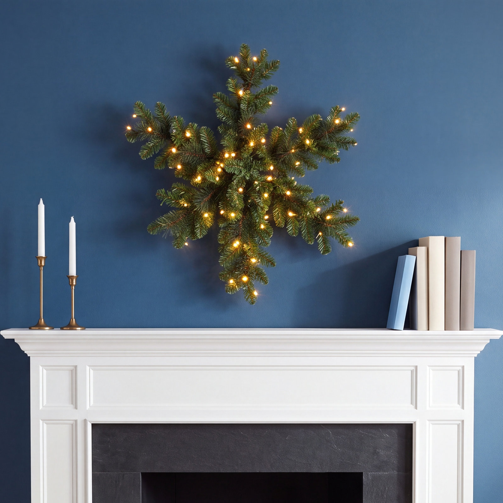 30" Pre-Lit Christmas Swag