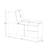 RiverRidge Kids Reading Book Nook Cushioned Toy Storage Bench with Cubby Organizers and 2 Fabric Bins- White-92440291