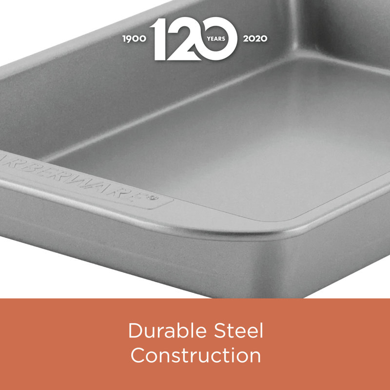 Farberware 9-Inch Gray Nonstick Square Cake Pan
