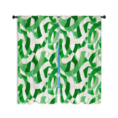 Paire de rideaux obscurcissant en polyester Clymene