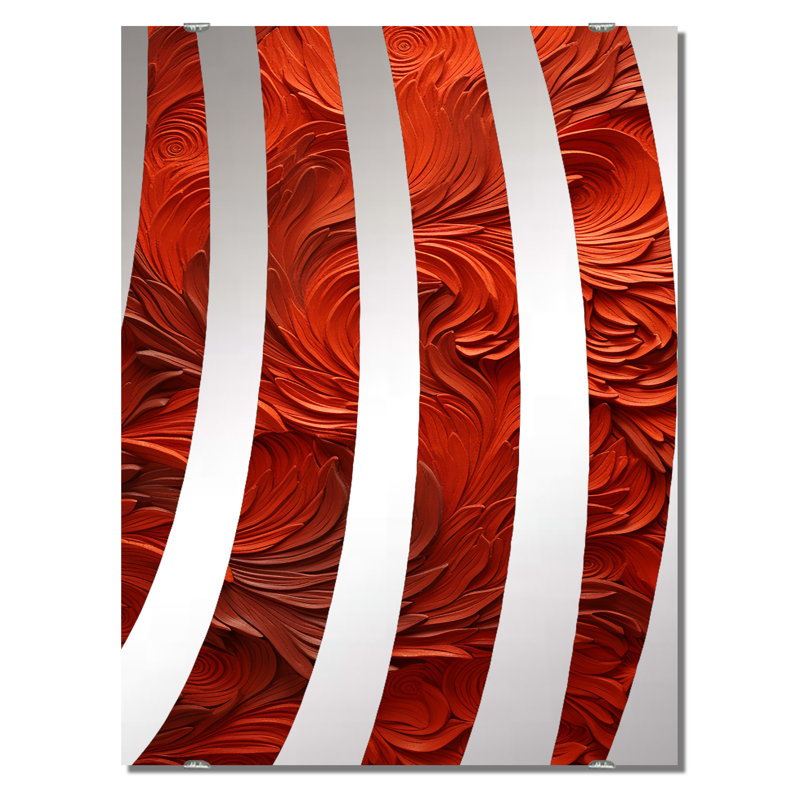 Miroirs muraux décoratifs Digrazia - Tachisme MIR136258, 40 po x 30 po