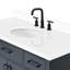 Ensemble de meuble-lavabo simple en bois massif 48 po avec lavabo en quartz blanc 1,5 po Tidworth-1272082759-1239277150