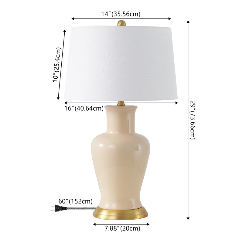 Lampe de table 29 po Herron, Amande